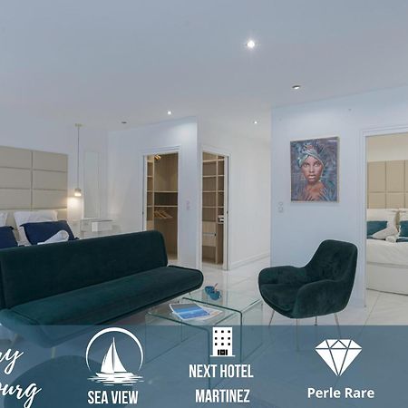 Luxury Maubourg - Vue Mer - Croisette 50M Plage - Clim - Terrasse Cannes Kültér fotó