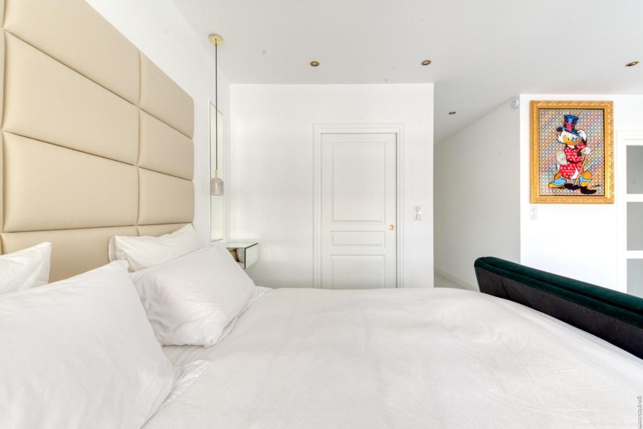 Luxury Maubourg - Vue Mer - Croisette 50M Plage - Clim - Terrasse Cannes Kültér fotó