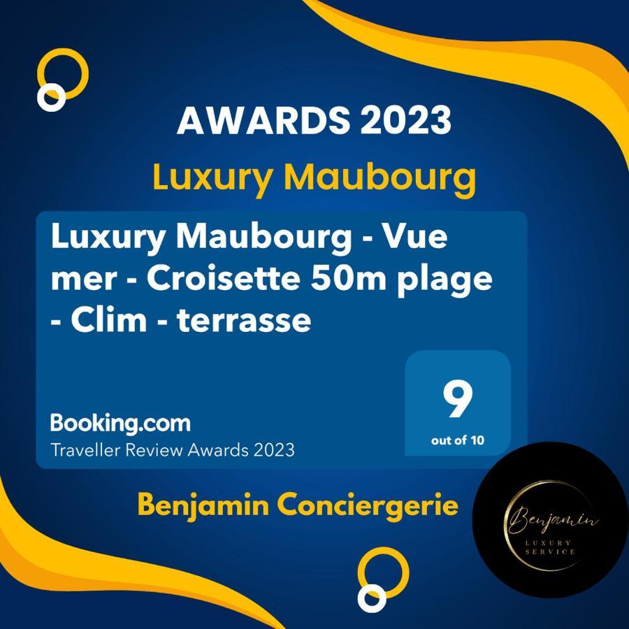 Luxury Maubourg - Vue Mer - Croisette 50M Plage - Clim - Terrasse Cannes Kültér fotó