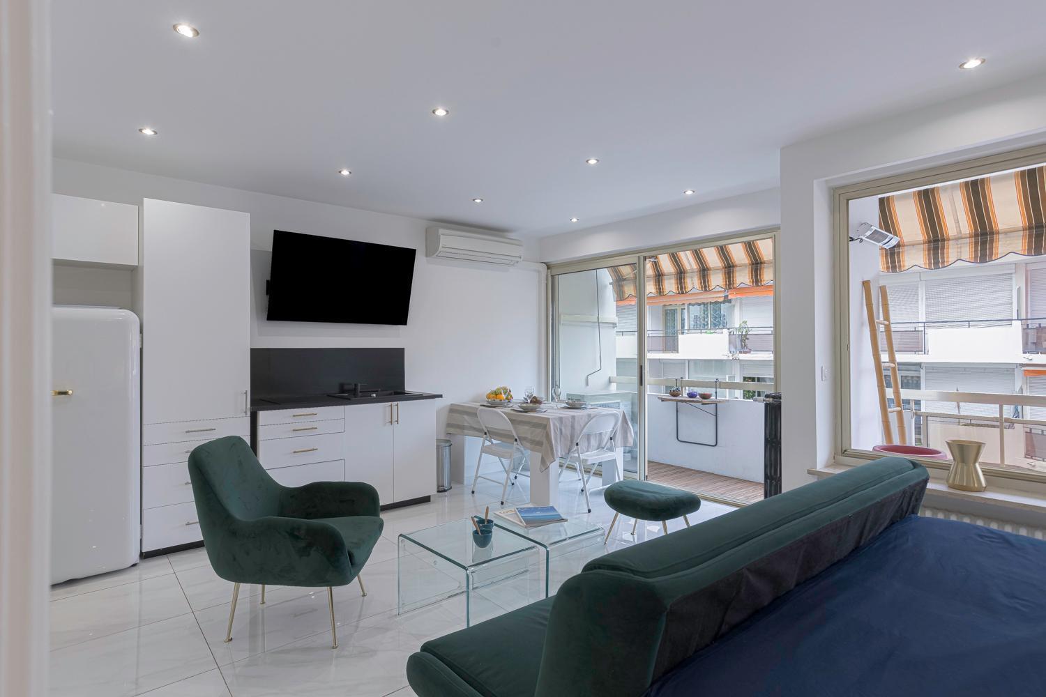 Luxury Maubourg - Vue Mer - Croisette 50M Plage - Clim - Terrasse Cannes Kültér fotó
