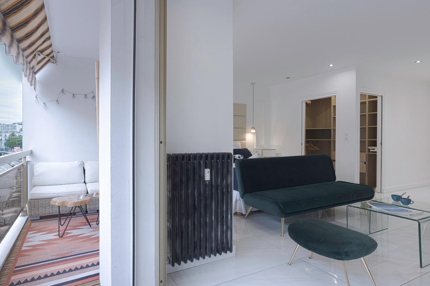 Luxury Maubourg - Vue Mer - Croisette 50M Plage - Clim - Terrasse Cannes Kültér fotó